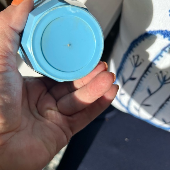 Vintage Blue Bathroom Cup - Picture 3 of 5